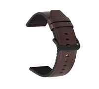 YSABVCP Bracelet sport en cuir et silicone for Mibro Watch Lite 2, 20/22 mm, compatible Fit For Mibro Air/Lite/Color/C2/A1/X1, boucle noire(Coffee bk,22mm)