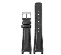 YSABVCP Bracelets de Montre en Cuir délicat for Gucci YA1332 YA1333 YA1335, Noir et Marron, véritable Cuir de Vache, étanche, 16x10, 20x12, 22x14mm(Black-St-K1,20x12mm)