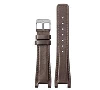 YSABVCP Bracelets de Montre en Cuir délicat for Gucci YA1332 YA1333 YA1335, Noir et Marron, véritable Cuir de Vache, étanche, 16x10, 20x12, 22x14mm(Brown-St-K1,20x12mm)