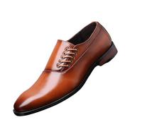 YSABVCP Chaussures habillées d'affaires de Grande Taille for Hommes Chaussures décontractées Fit for la Mode for Hommes Chaussures for Hommes(Light Brown,48)