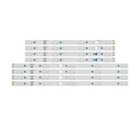 YSABVCP Kit de 8 Bandes LED for téléviseurs 43 Pouces CRH-A4330300104L6CN Rev1.0 et CRH-A4330300105R6CN Rev1.0 7710-643000-L100 et 7710-643000-R100