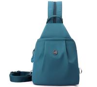 Ysaca Sac de banlieue imperméable à 2 voies, grande capacité Oxford convertible, sac de voyage antivol pour femme, sac à dos élégant à compartiments multiples pour le travail et le fitness, bleu, 30