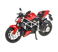 YSAEDATY 1:12 du Kadi Street Fighter V4 Carbon Red Die Casting Vehicle Collection Love Motorcycle Model
