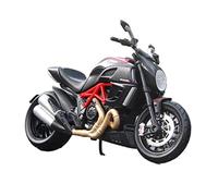 YSAEDATY 1/12 Ducati Hypermotard SP 2013 Modèle de Moto Collection de Véhicules Amortisseur de Voiture Offroad