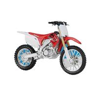 YSAEDATY 1/12 Honda CRF450R Moulage sous Pression Moto Modèle Jouet Voiture Collection Automobile Amortisseur Moto Tout-Terrain