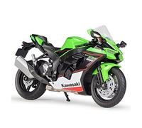 YSAEDATY 1/12 Kawasaki Ninja ZX10R Moto Modèle Jouet Voiture Série Automobile Amortisseur Moto Tout-Terrain