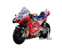 YSAEDATY 1:18 Ducati GP 2021 Pramac # 5 Zarco # 89 Moto De Course en Alliage Autorisée par Martin