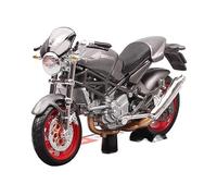 YSAEDATY 1/18 Échelle Ducati Monster S4 Zegna Supermoto Modèle Moto Moulage sous Pression Et Voiture Jouet