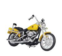 YSAEDATY 1:18 Harley 2001 FXDWG Dyna Wide Glide Alliage Moto Modèle Simulation Moulage sous Pression en Métal Moto