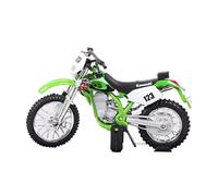 YSAEDATY 1:18 Kawasaki KLX250 KLX250SR # 123 Vélo Enduro moulé sous pression Jouet modélisme Moto tout-terrain
