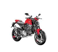 YSAEDATY 1: 1816 du Kadi Hypermotard Modèle De Moto en Alliage De Simulation Autorisé par L'usine d'origine