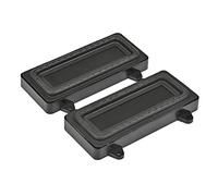 YSANO 2 pièces 75 * 33mm Basse radiateur Mini Rectangle Passif radiateur Basse Vibration Plaque Membrane diaphragme Haut-Parleur Bricolage