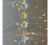 YSANO Cage Sun Catcher Crystal Rainbow Maker Window Home Boho Room Wall Car Decoration ridelier Prisms Prisms Witchy Sun Catchers (Color : Sun Catcher)