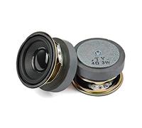 YSANO Lot de 2 haut-parleurs audio 4 ohm 3 W 52 mm Tweeter Altavoz rond Bluetooth haut-parleur DIY pour système audio home cinéma