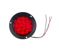 YSASFZX Feux Arrière Feux Arrière Ronds À 16 LED 12 V 24 V Clignotants Feux Freinage Recul Pour Voiture Camion Remorque Camion Rouge Jaune Blanc(1pc Red)