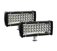 YSASFZX Phares Avant Voiture Phare Led 4/7 Pouces Pour Voiture Lampe De Travail Longue 4x4 Barre Hors Pour Moto 12V 24V ATV SUV Phare Avant(7inch 2PCS)