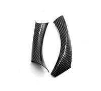 YSASFZX Poignée Intérieure Housse protection poignée porte intérieure accoudoir texture de style de voiture pour BMW pour Série 3 pour E90 E91 2004-2012 Poignee Porte Interieur(Carbon left)