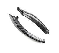 YSASFZX Poignée Intérieure Pour BMW X5 X6 E70 E71 E72 2008 2009 2010 2011-2013 garniture poignée porte intérieure voiture fibre carbone Poignee Porte Interieur(Left kit)