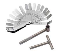 YSBRYD 3 PièCes Vis de Soupape de Moteur Clé de RéGlage Outil de RéGlage de Soupape Outils + Jauge D'éPaisseur 0,005-0,020 Pouces