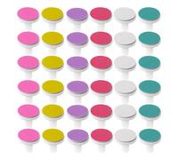 YSBRYD 36 PièCes Tampons de à Ongles pour, Tampons de Remplacement pour Coupe-Ongles éLectriques, TêTes de Meulage des Ongles pour éLectrique Standard