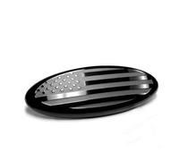 Ysbxitu 1 emblème Ovale de Rechange pour Grille Avant de Ford F150 F250 et Expedition - 12,4 cm - Noir