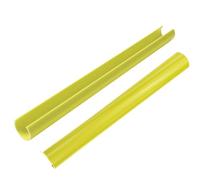 Ysbxitu Bandes de calandre en V pour BMW V Brace Grill Bandes de calandre avant compatibles avec BMW E60 F52 V Bandes de protection en V - Jaune