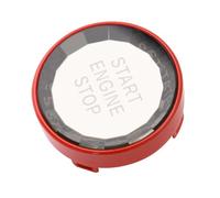 Ysbxitu Bouton de démarrage et d'arrêt de Voiture Compatible avec BMW Série 1 E87 Série 3 E90 E91 E92 E93 Série 5 E60 X1 E48 X3 E83 X5 E70 X6 E71 E72 Z4 E89 Bouton de démarrage Rouge