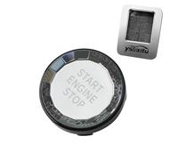Ysbxitu Bouton de démarrage et d'arrêt de voiture compatible avec BMW Série 1 E87 Série 3 E90 E91 E92 E93 Série 5 E60 X1 E48 X3 E83 X5 E70 X6 E71 E72 Z4 E89 Bouton de démarrage Noir