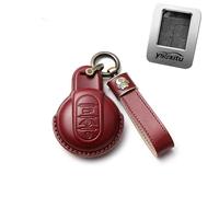 Ysbxitu Coque de clé télécommande à 3 Boutons avec Porte-clés pour BMW Mini Cooper S Cooper D Cooper SD Cooper One Convertible Clubman Works Countryman F54 F55 F56 F57 F60 Rouge