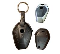 Ysbxitu Porte-clés moto en cuir pour homme - Convient pour BMW R1300GS R1300 R 1300 Big GS 1300GS 2025 R1250GS R1250 R12 ADV Adventure Motorcycle Key Case Accessoires, Noir , Schwarz