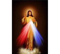 YSCOLOR Diamond Painting 5D Bricolage Diamant Peinture Divine Miséricorde Image Amour Jésus Christ Plein Rond Perceuse Broderie Mosaïque Artisanat Décor À La Maison 30x40cm