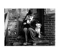 YSCOLOR Diamond Painting 5D Diy Diamant Broderie Comédie Star Charlie Chaplin Rond Strass Complet Diamant Peinture Point De Croix Mosaïque Décor 30X40cm