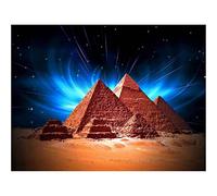 YSCOLOR Diamond Painting 5D Diy Diamant Peinture Pyramide D'Egypte Complet Ronde Perceuse Mosaïque Diamant Broderie Affichage Ciel Vue Point De Croix 30X40cm