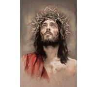 YSCOLOR Diamond Painting 5D Diy Diamant Peintures Jésus Christ Naissance Peinture Murale 5D Diamant Motif Photo Couture Religieux Mosaïque Décor Autocollants 30X40cm