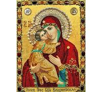 YSCOLOR Diamond Painting Artisanat Point De Croix Kits Nouveau DIY 5D Diamant Peinture Décoration De La Maison 2019 Broderie Notre Dame Complete Diamant Religieux Icônes 30X40cm