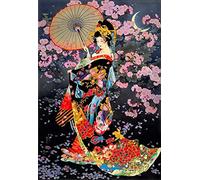 YSCOLOR Diamond Painting Broderie Complète De Diamant Portrait De Femme Japonaise 5D DIY Diamant Peinture Point De Croix Croix 3D Diamant Mosaïque Cadeaux De Modèle 30X40cm