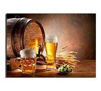 YSCOLOR Diamond Painting Chope À Bière 5D Full Round Diamant Peinture Beer Set Art Diamond Pinting Kits Pour Adulte 30x40cm