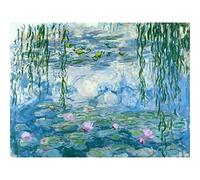 YSCOLOR Diamond Painting Claude Monet Nénuphars Broderie Mosaïque Motif Mur Art Diamant Peinture Pour Salon Maison Mur Art 30X40cm