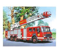 YSCOLOR Diamond Painting Diamant Broderie Pompier Camion Complet Ronde Perceuse Diamant Mosaïque Peinture Décoration De La Maison 30X40cm