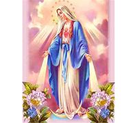 YSCOLOR Diamond Painting Diamant Peinture 5D Kits De Bricolage Vierge Marie Diamant Mosaïque Broderie Religion Perlé Photos 30x40cm