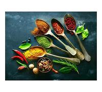 YSCOLOR Diamond Painting Diy 5D Épices Diamant Peinture Kits Pour Adultes Peinture Avec Diamant Cuisine Diamant Art Kit Pour Adulte Ronde Pleine Perceuse Strass 30x40cm