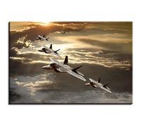 YSCOLOR Diamond Painting Kit De Diamant Peinture Complet Ciel Paysage Avion Bricolage 5D Kit Peinture Mosaïque Maison Décoration Murale Art Artisanat Mur Art 30x40cm