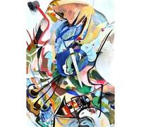 YSCOLOR Diamond Painting Kit De Diamant Peinture Pour Adultes Art Au Diamant 5D Wassily Kandinsky Oeuvre Célèbre Reproductions D'Art Abstrait Kit De Peinture À Faire Soi-Même 30x40cm
