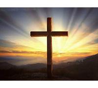 YSCOLOR Diamond Painting Maison Decal Diamond Peinture Croix Jésus Religieux 5D DIY Diamant Broderie Point De Croix Complet Forets Ronds Décoration De La Maison 30X40Cm