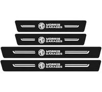 YSDCIKM 4 Pièces Protection Seuil de Porte de Voiture pour MG S5 EV 2025-2025, Anti Rayures Seuil de Porte en Fibre de Carbone Voiture Pédale Porte Plinthes