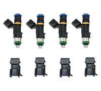 YSDEACE Pistolet à Carburant pour Audi A4 TT pour Golf pour Jetta pour Passat avec Moteur Turbo 1.8T 20V Injecteur De Voiture Kit D'adaptateurs Bouchons Carburant 4 Jeux