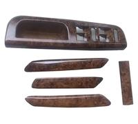 YSDEACE poignées porte intérieur Pour VW Pour Passat Pour B5.5 Jetta A4 Golf 4 2000-2005 1 Jeu De Garnitures Poignées Commande Vitres En Acajou Pour Console Centrale Intérieur