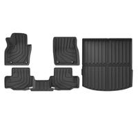 YSDEACE pour Mazda CX70 CX-70 PHEV 2025 Voiture Conduite À Gauche Tapis De Sol Coffre Imperméable Antidérapant en TPE Repose-Pieds Tapis Sol Automobile(4pcs Set)