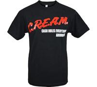 Ysdetf C.R.E.A.M. Cash Rules Everything Around Me Unisex 100% Cotton Short-Sleeve T-Shirts Black M