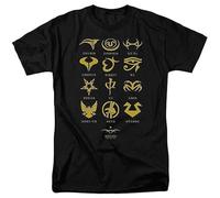 Ysdetf Short Sleeve Stargate Men's Goa'Uld Characters T-Shirt Black M